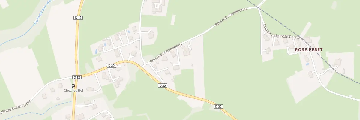 Plan du 116 Rte de Chapponex à Faucigny