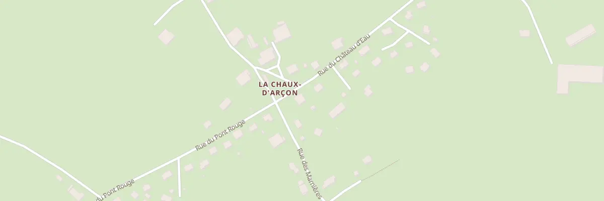 Plan du 2 Rue du Château d’Eau à Arçon