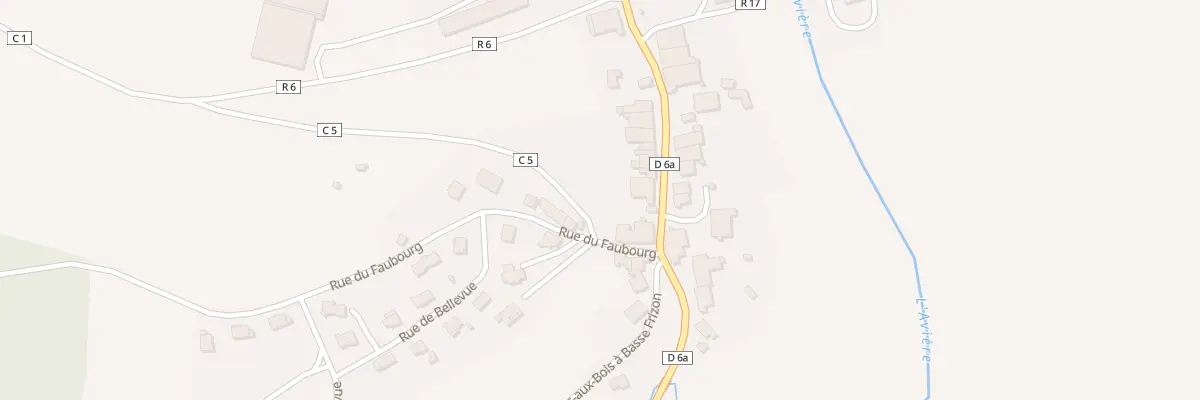 Plan du 46 Rue du Faubourg à Frizon