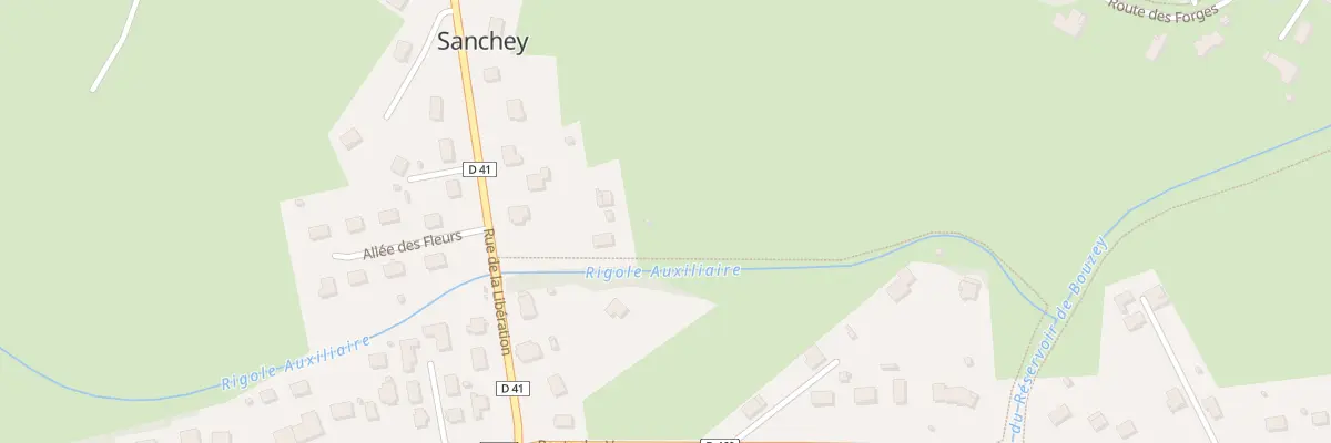 Plan du 8 Rue de la Libération à Sanchey