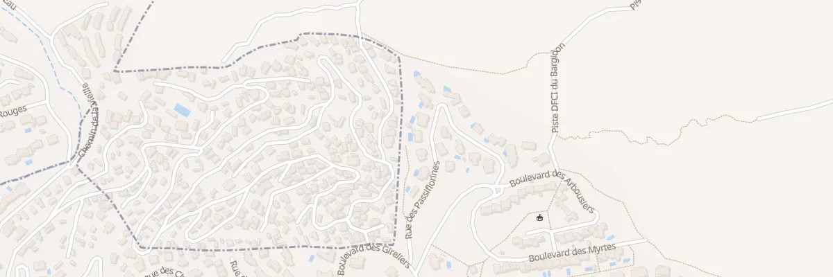 Plan du 7 Rue des Passiflorines au Lavandou
