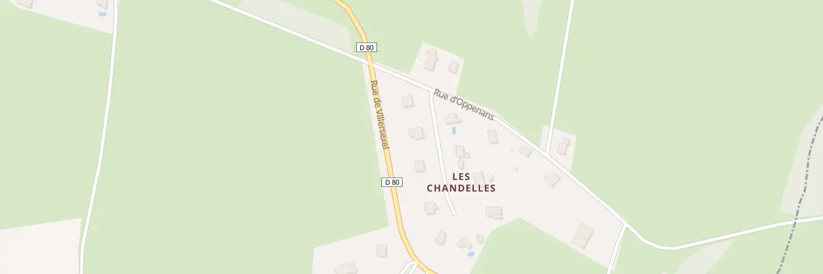 Plan du 2 Imp des Chandelles à Borey