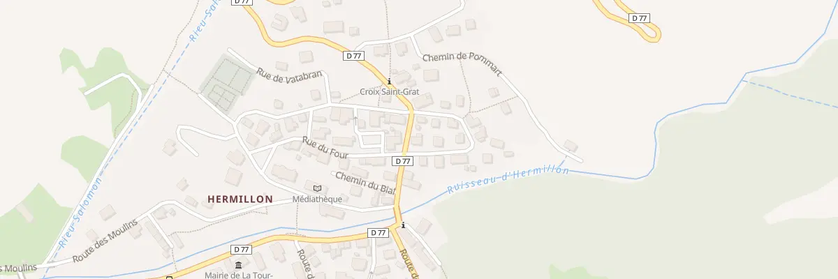 Plan du 906 Rte de la Cascade à La Tour-en-Maurienne