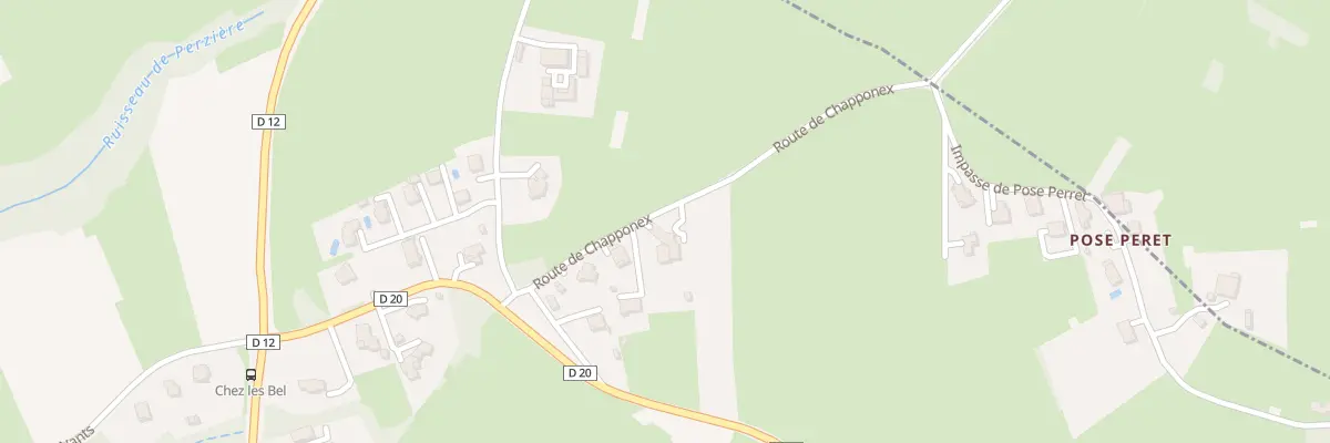 Plan du 154B Rte de Chapponex à Faucigny