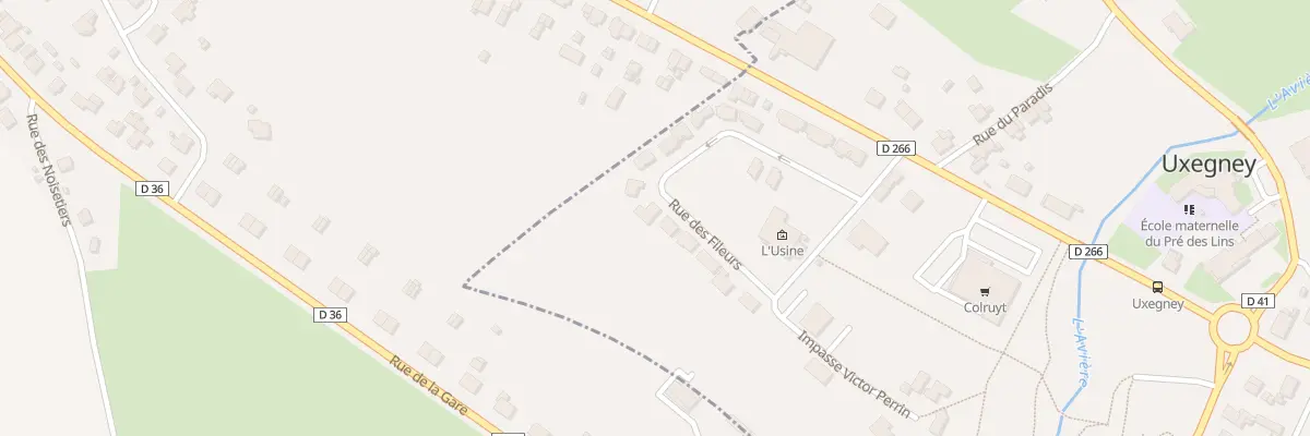 Plan du 18 Rue des Fileurs à Uxegney
