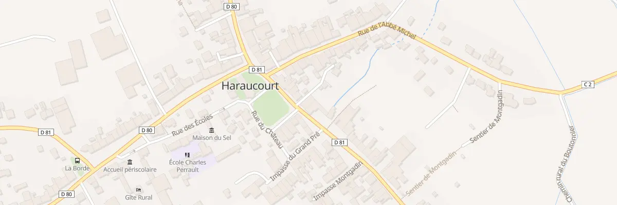 Plan du 11 Rue du Général Lambert à Haraucourt