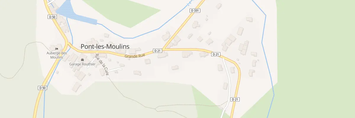 Plan du 14 Gr Grande Rue à Pont-les-Moulins
