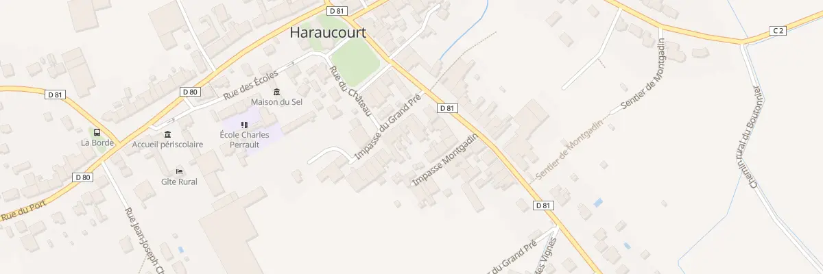 Plan du 1B Imp du Grand Pré à Haraucourt