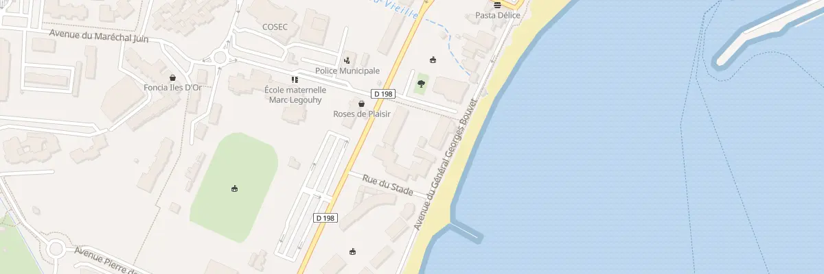 Plan du 9001 Res le Grand Large au Lavandou