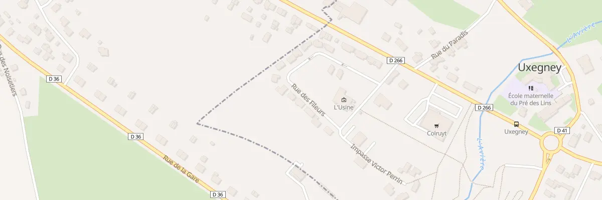 Plan du 22 Rue des Fileurs à Uxegney