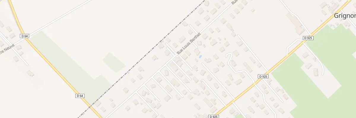 Plan du 1117 Rue louis berthet à Grignon