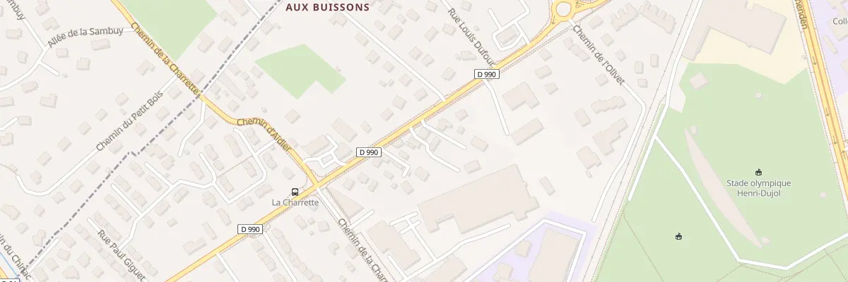 Plan du 133 Av du General de Gaulle à Albertville