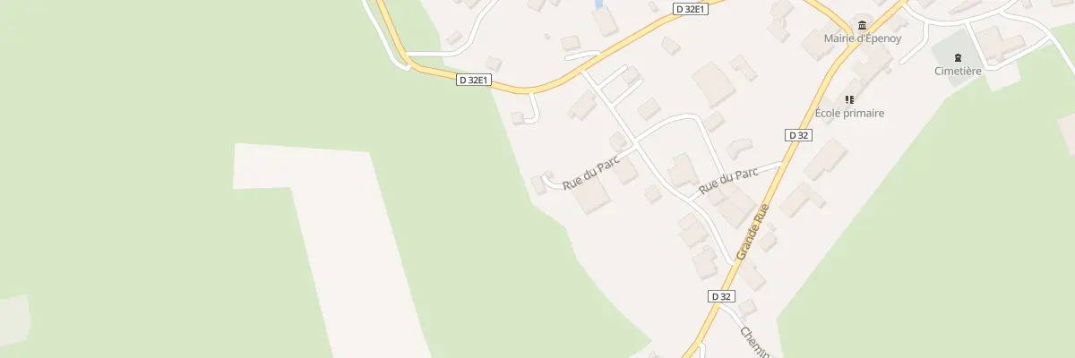 Plan du 7 Rue du Parc à Épenoy