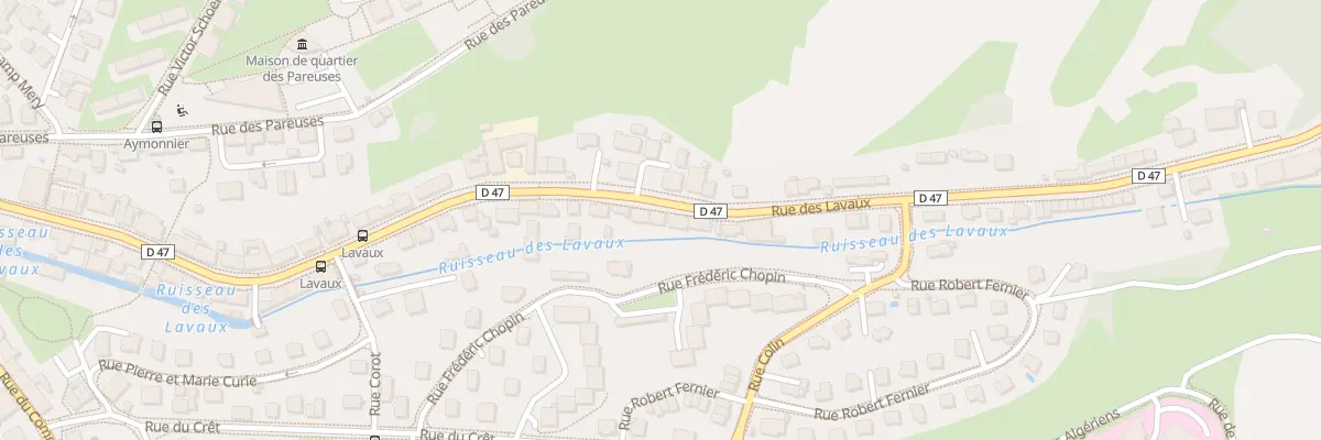 Plan du 62 Rue des Lavaux à Pontarlier