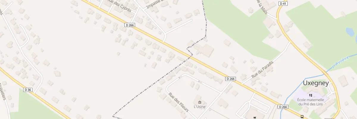 Plan du 984 Rue d’Epinal à Darnieulles
