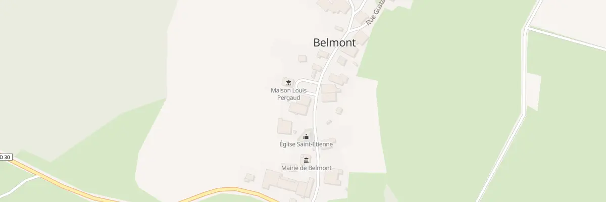 Plan du 7 Rue Louis Pasteur à Belmont