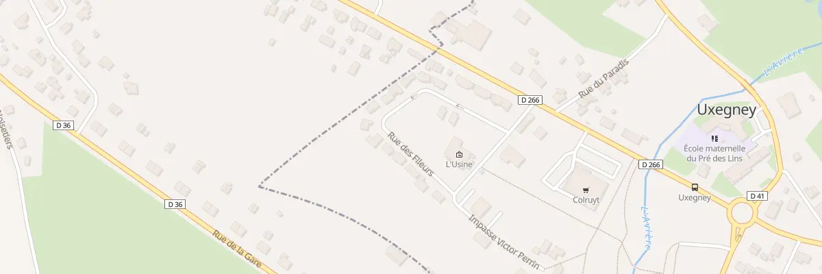 Plan du 25 Rue des Fileurs à Uxegney