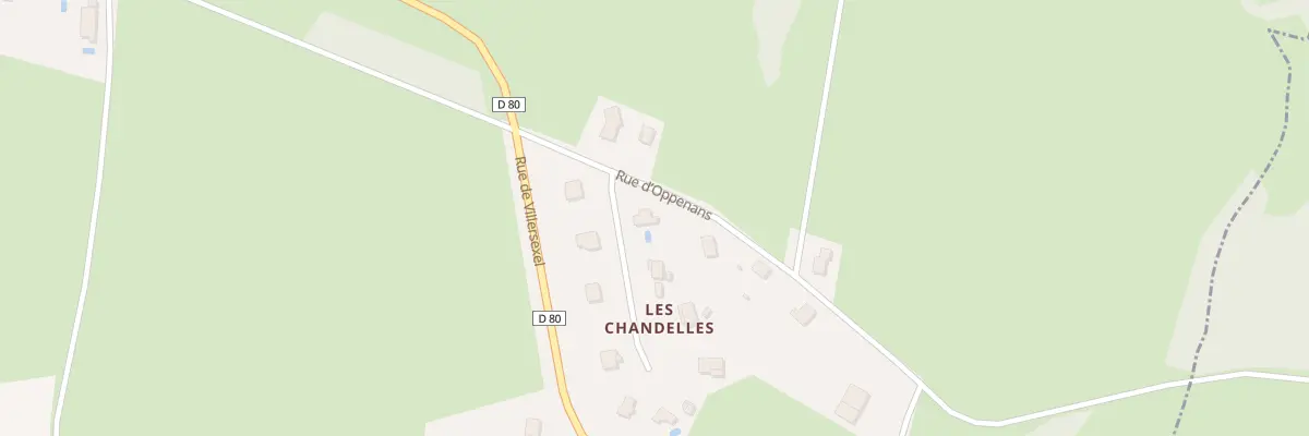 Plan du 1 Imp des Chandelles à Borey