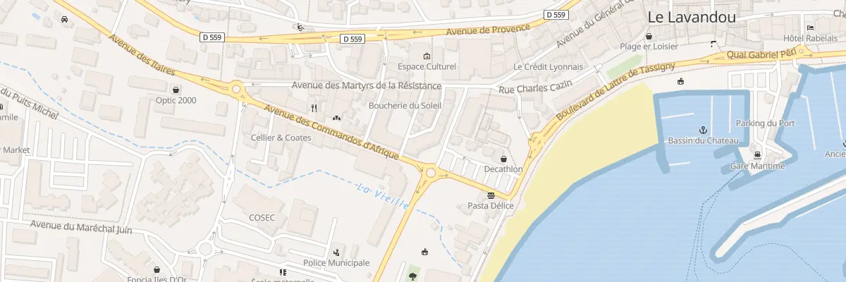 Plan du 9201 Rue des Pierres Précieuses au Lavandou