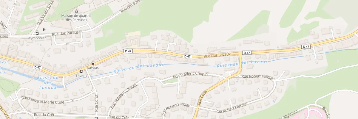 Plan du 64 Rue des Lavaux à Pontarlier