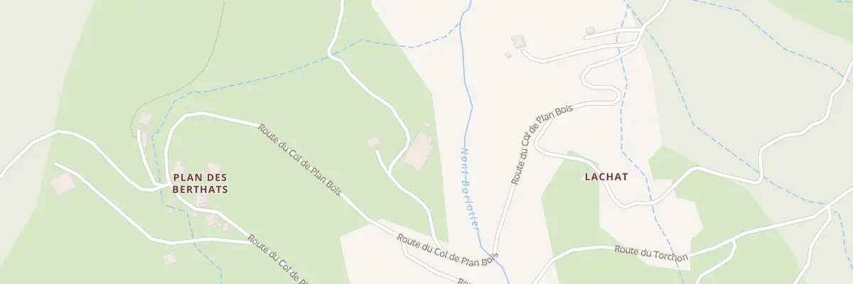 Plan du 948 Rte du col de Plan Bois à Manigod