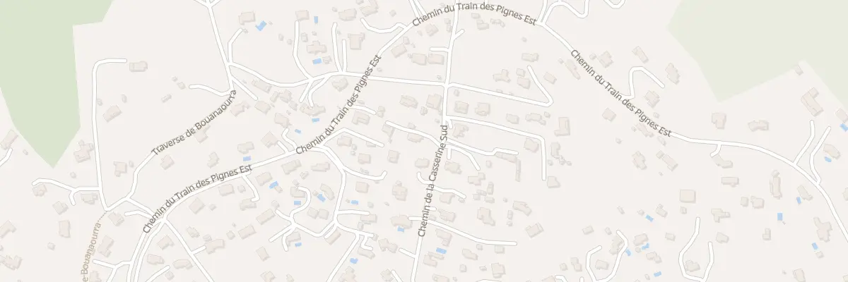Plan du 643 Che de la Casserine Sud à Lorgues
