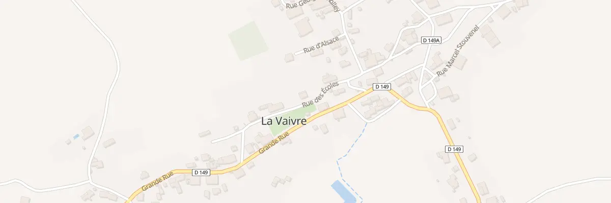 Plan du 9 Rue des Ecoles à La Vaivre