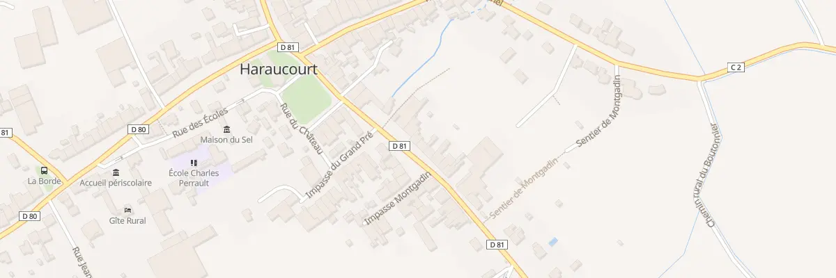 Plan du 21 Rue du Général Lambert à Haraucourt