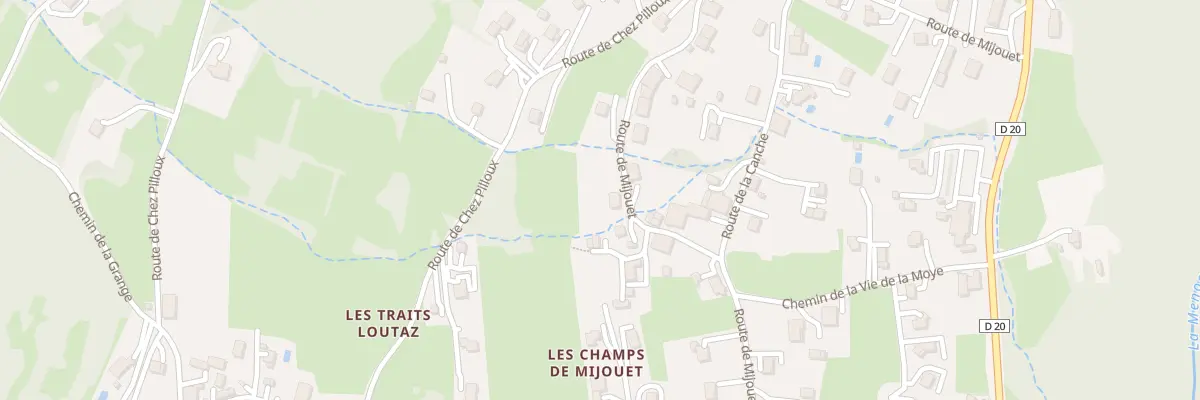 Plan du 1419 Rte de Mijouet à Fillinges
