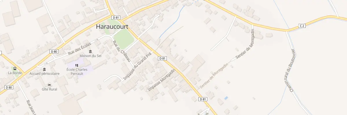 Plan du 23 Rue du Général Lambert à Haraucourt