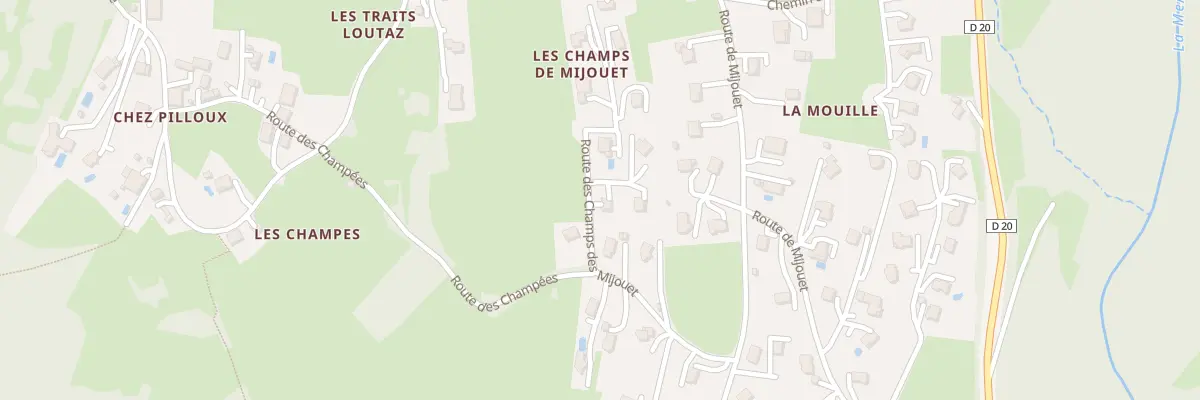 Plan du 144 Rte des Champées à Fillinges