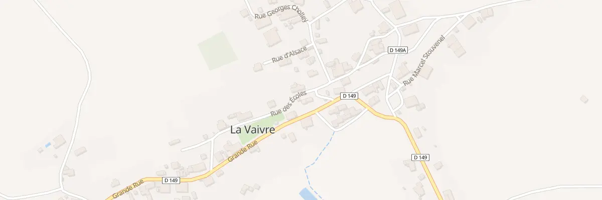 Plan du 29 Grande Rue à La Vaivre