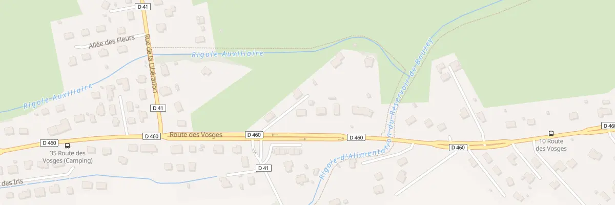 Plan du 40 Rte des Vosges à Sanchey