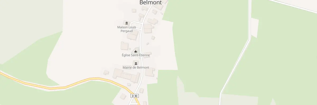 Plan du 8 Rue Louis Pasteur à Belmont