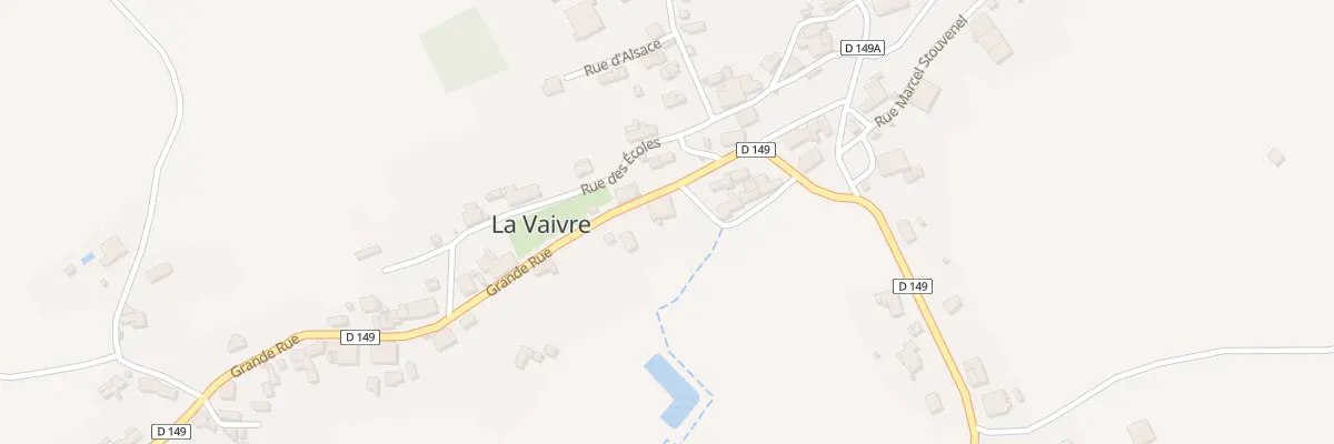 Plan du 20B Grande Rue à La Vaivre