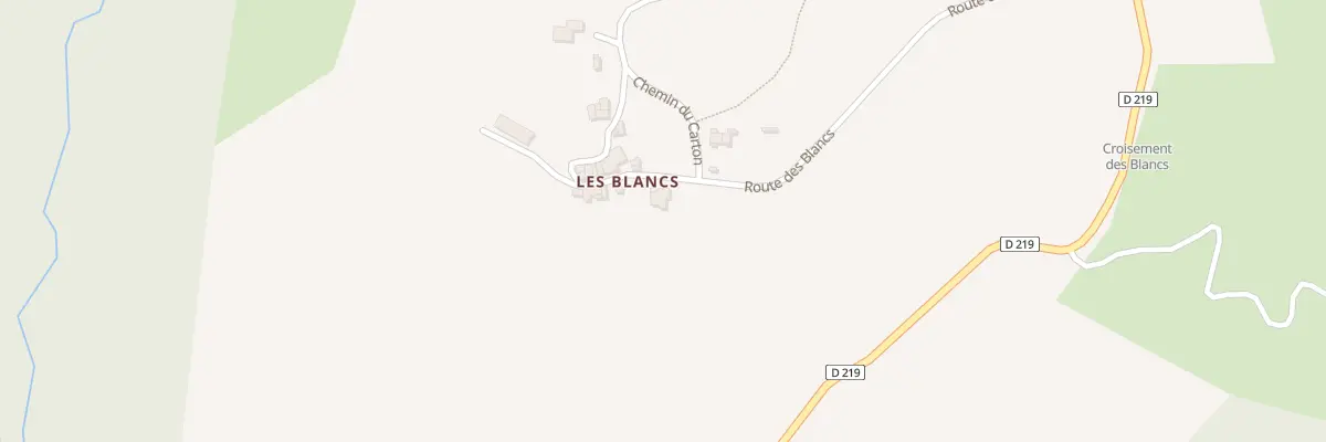 Plan du 7014 Les Blancs à Tartonne