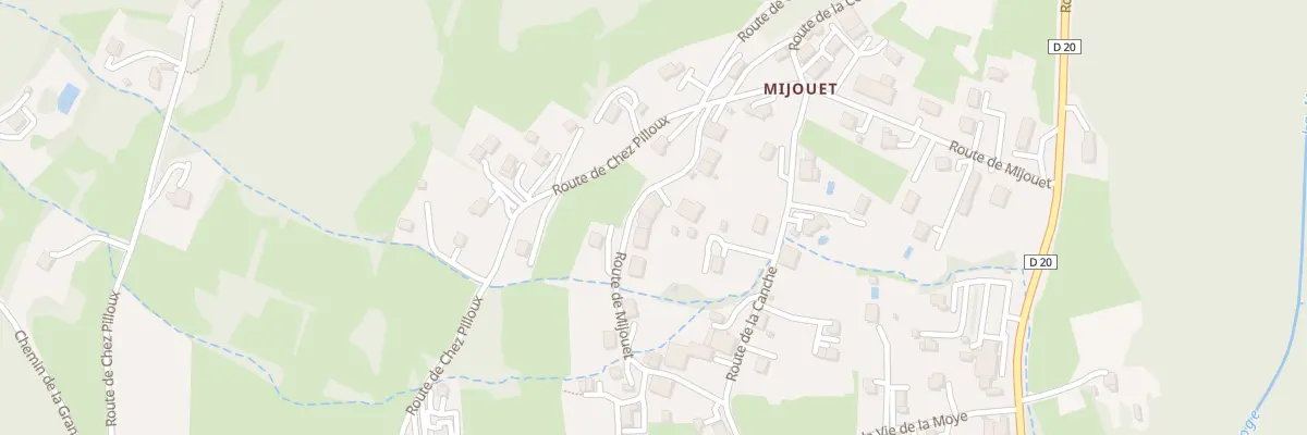Plan du 1544 Rte de Mijouet à Fillinges