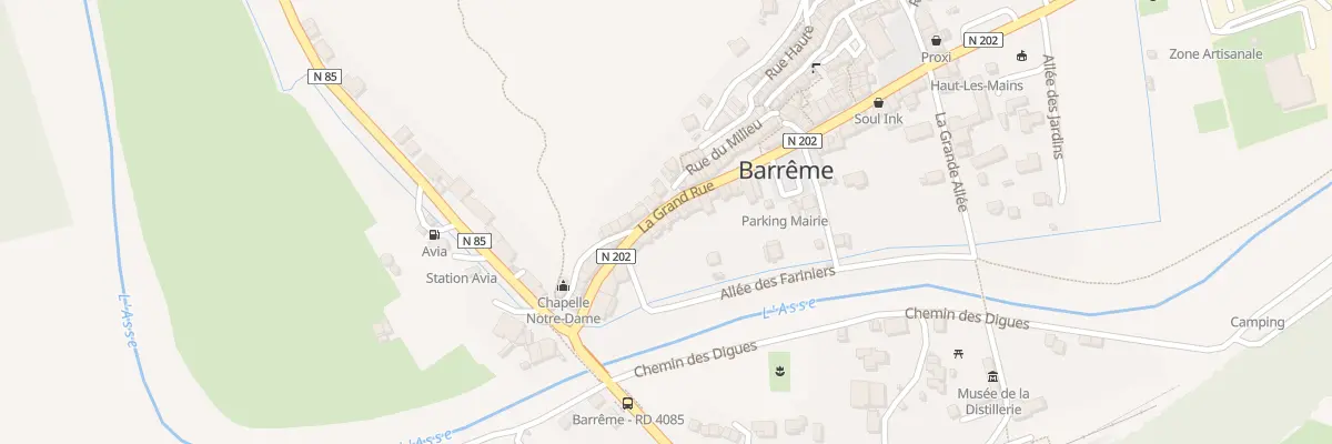 Plan du 5152 Le Village à Barrême