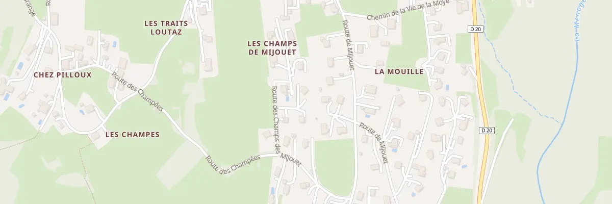 Plan du 152 Rte des Champées à Fillinges