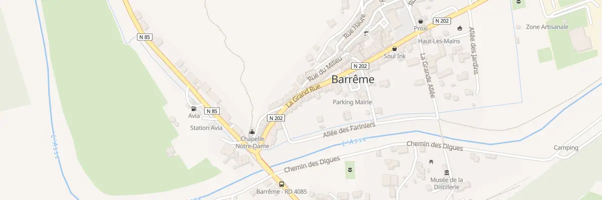 Plan du 5151 Le Village à Barrême