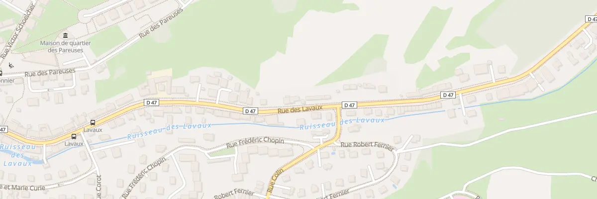 Plan du 63A Rue des Lavaux à Pontarlier