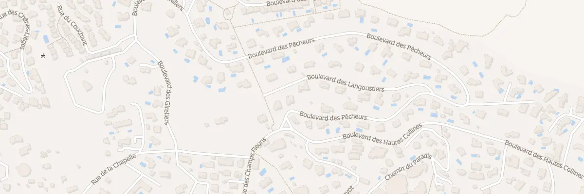 Plan du 3 Bd des Pêcheurs au Lavandou