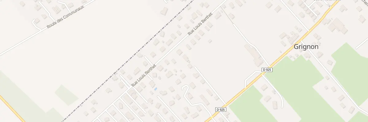 Plan du 925 Rue louis berthet à Grignon