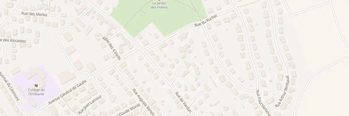 Plan du 9 Rue de Verdun à Dombasle-sur-Meurthe