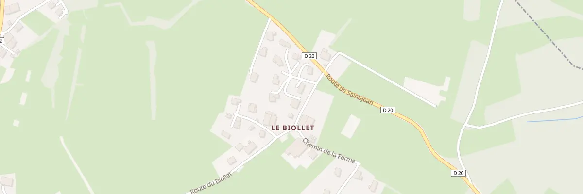 Plan du 45 Terrasses de Biollet à Faucigny