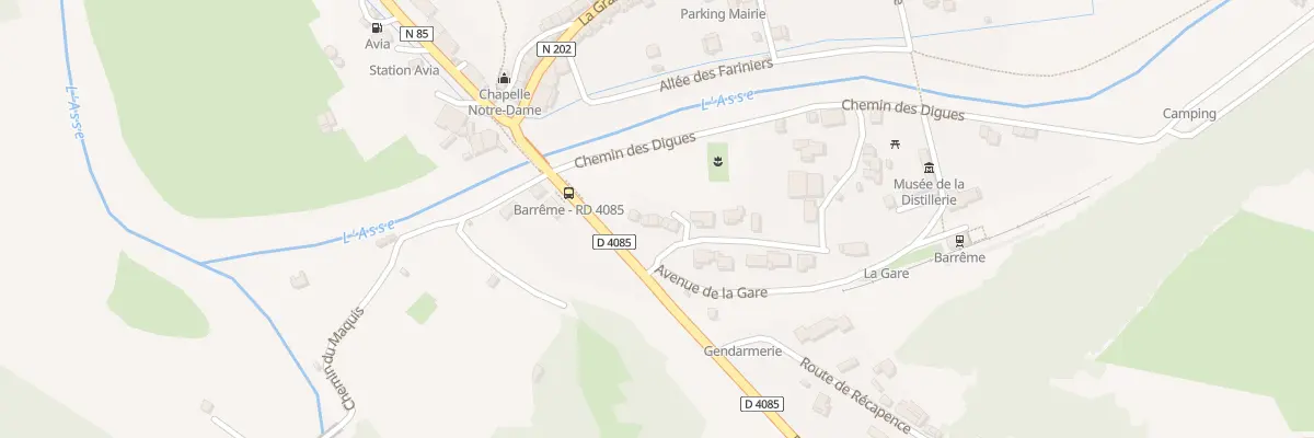 Plan du 7038 Les Condamines à Barrême