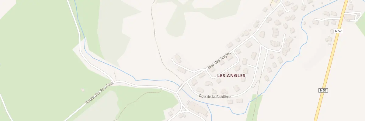 Plan du 12 Aux Angles à La Cluse-et-Mijoux