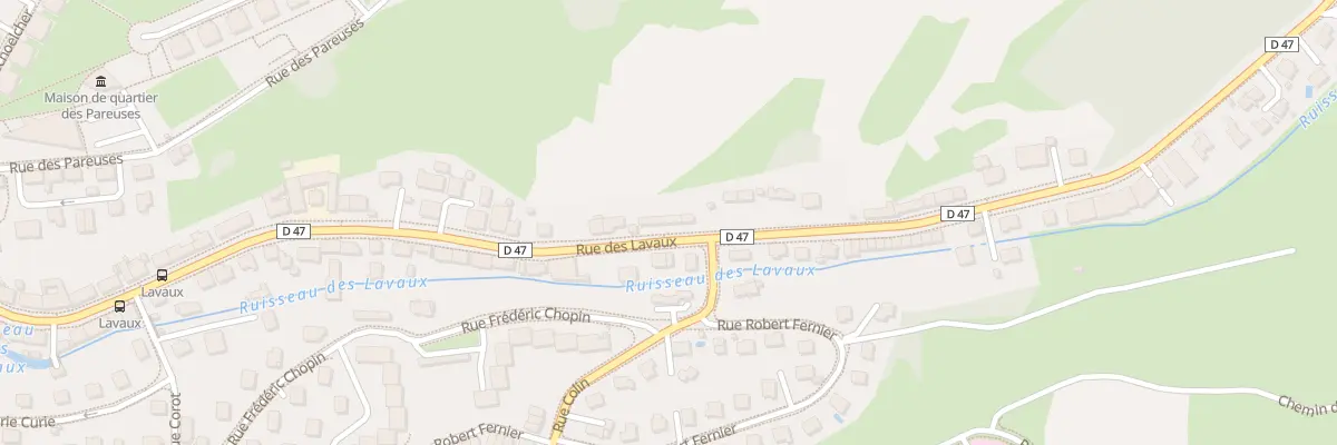 Plan du 65 Rue des Lavaux à Pontarlier