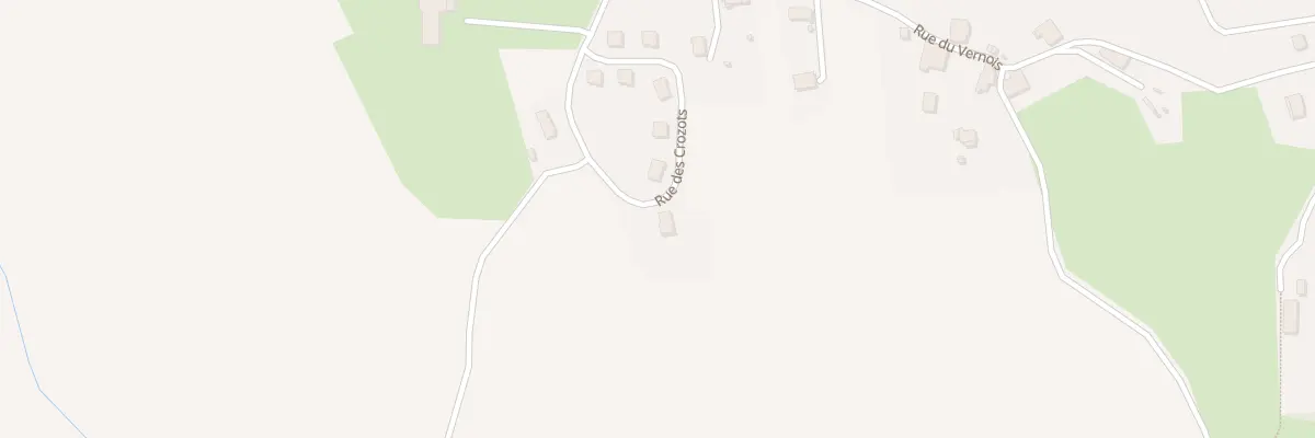 Plan du 6 Rue des Crozots à Mésandans