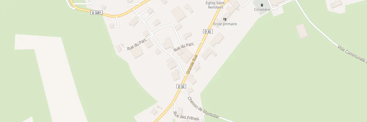 Plan du 7 Vc Grande Rue à Épenoy